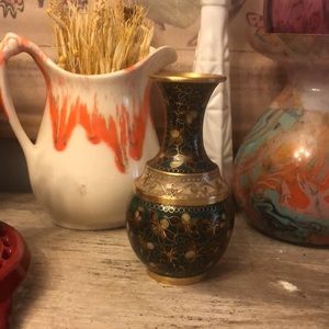 Robert Kuo Signed vase cloisonné